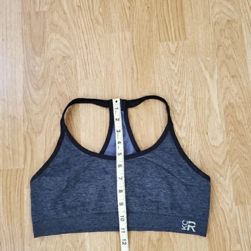 Kenneth Cole Reaction Heather Gray Sports Bra XL